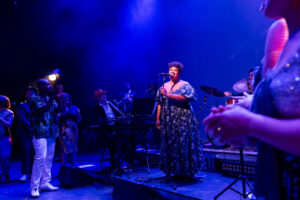 featured singer, Ursula Hicks